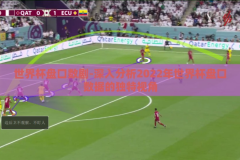 世界杯盘口数剧-深入分析2022年世界杯盘口数据的独特视角