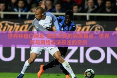 世界杯盘口网址-赛场之外的另类看点，世界杯与网络非法投注的交织