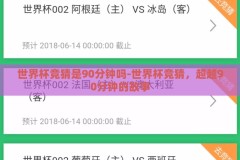 世界杯竞猜是90分钟吗-世界杯竞猜，超越90分钟的故事