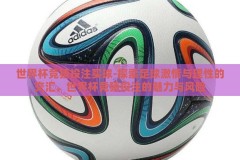 世界杯竞猜投注买球-探索足球激情与理性的交汇，世界杯竞猜投注的魅力与风险