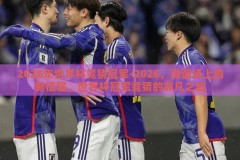 2026年世界杯竞猜冠军-2026，绿茵场上的新征程，世界杯冠军竞猜的非凡之旅