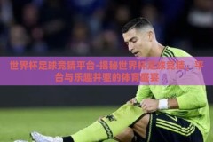 世界杯足球竞猜平台-揭秘世界杯足球竞猜，平台与乐趣并驱的体育盛宴