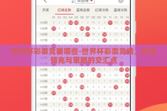 世界杯彩票竞猜哪些-世界杯彩票竞猜，探寻预兆与策略的交汇点