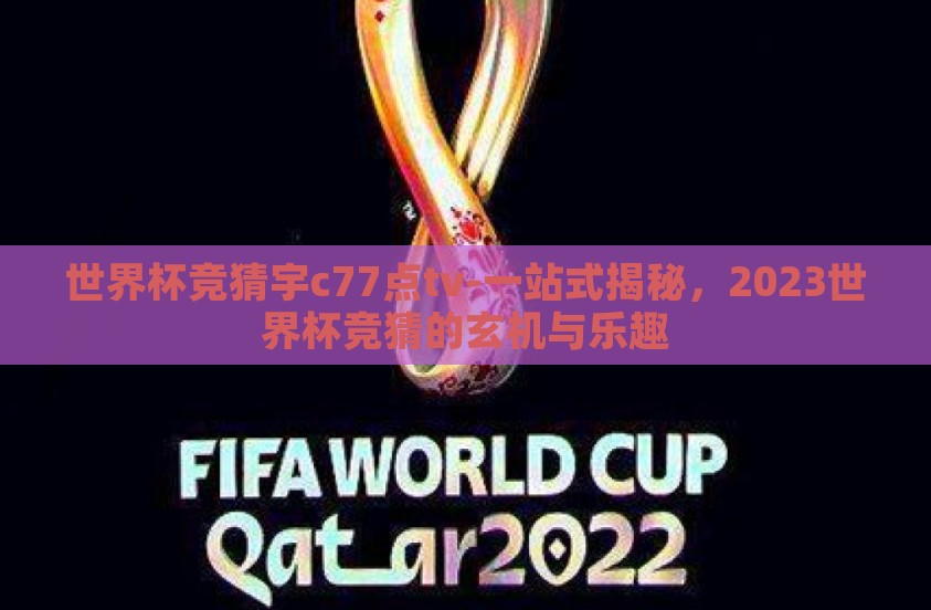 世界杯竞猜宇c77点tv-一站式揭秘，2023世界杯竞猜的玄机与乐趣