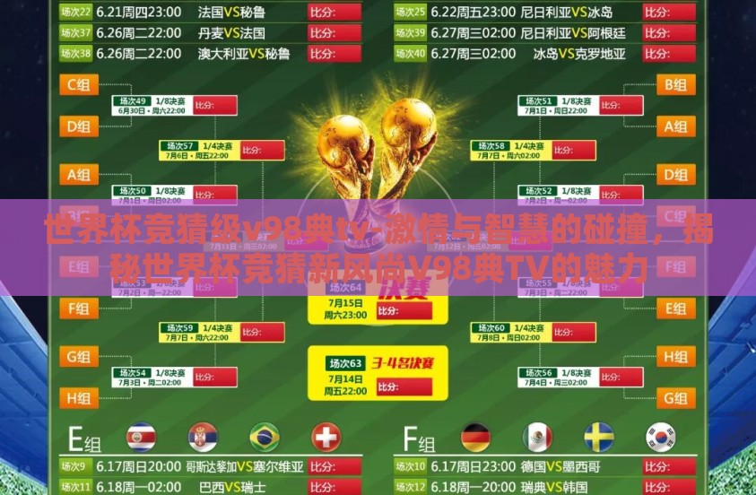 世界杯竞猜级v98典tv-激情与智慧的碰撞，揭秘世界杯竞猜新风尚V98典TV的魅力