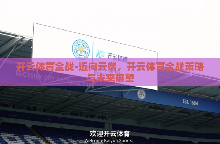 开云体育全战-迈向云端，开云体育全战策略与未来展望