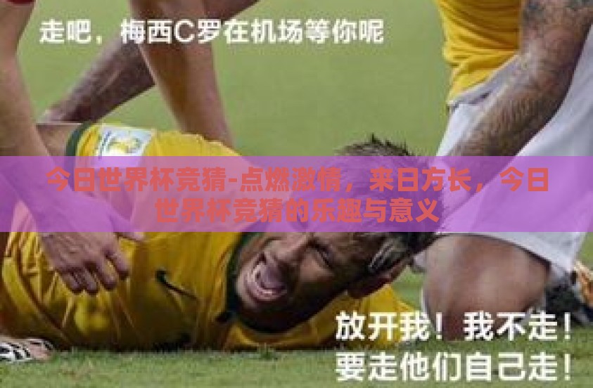 今日世界杯竞猜-点燃激情，来日方长，今日世界杯竞猜的乐趣与意义